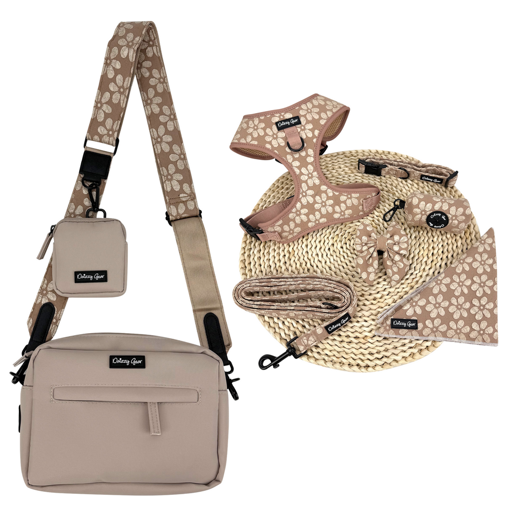 Cocoa Bloom Matching Set + Matching Bag