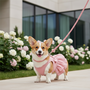 Pink Hands- Free Dog Rope Leash