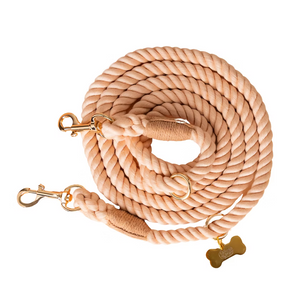 Pink Hands- Free Dog Rope Leash