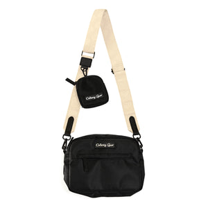 Petite Amour Cream Dog Walking Bag with Treat Pouch