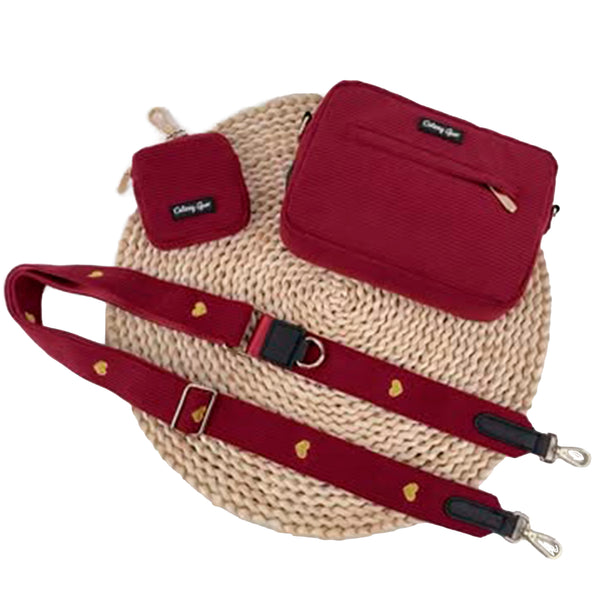 Burgundy Fur Ever Love Mom & Pup Matching Bundle