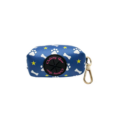Blue Paws Dog Poop Bag Holder with Clip - Daizzy Gear - Stylish Accessories for Dogs