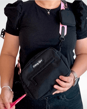 Blushing Love Pink Dog Walking Bag with Treat Pouch - Daizzy Gear - Stylish Accessories for Dogs