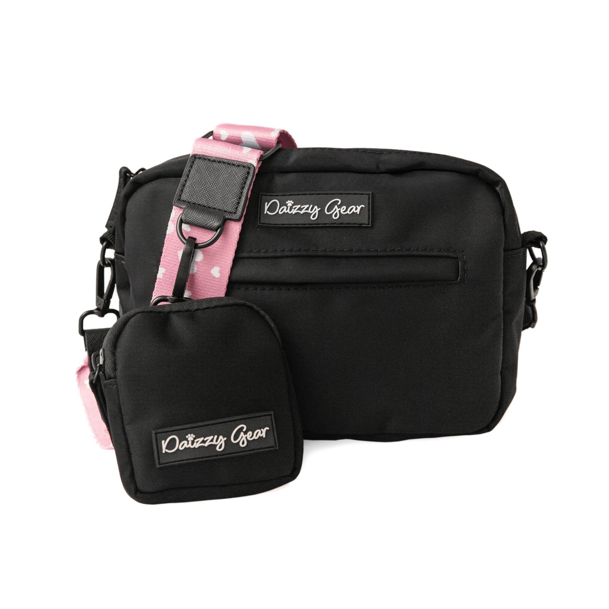 Pink Dog Walking Bag with Treat Pouch