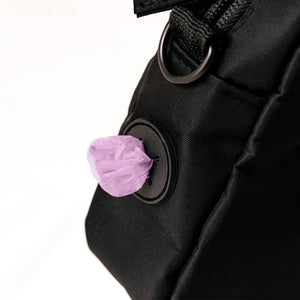 Daisy Dreams Purple Dog Walking Bag with Treat Pouch - Daizzy Gear - Stylish Accessories for Dogs