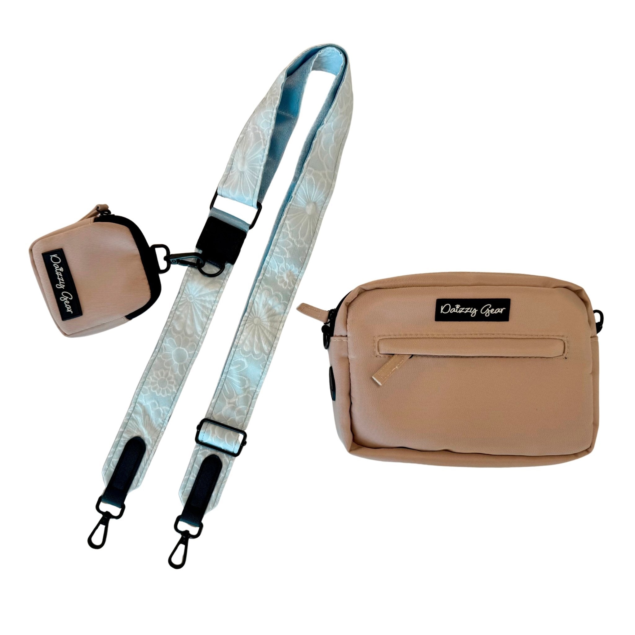 Blue Dog Walking Bag with Treat Pouch