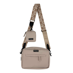 Cocoa Bloom Dog Walking Bag with Treat Pouch