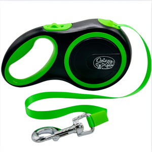 Retractable Green Dog Walking Leash