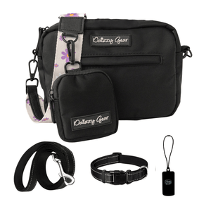 Holiday Gift Dog Mom Walking Bag + Reflective Leash and collar set Combo - Daizzy Gear - Stylish Accessories for Dogs
