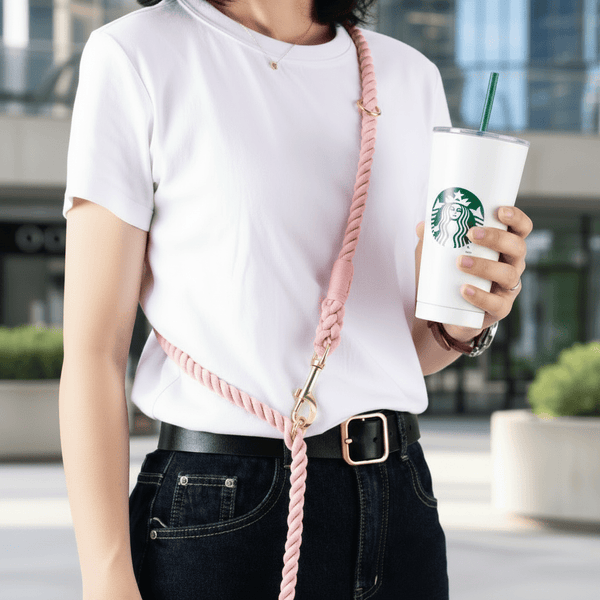 Holiday Gift Dog Walking Bag + Leash+ Poop bag Holder Combo - Limited Edition - Daizzy Gear - Stylish Accessories for Dogs