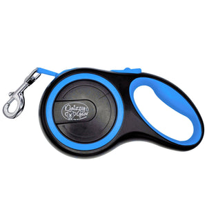 Retractable Blue Dog Walking Leash - Daizzy Gear - Stylish Accessories for Dogs