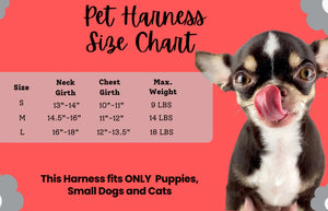 Pink Step-In Mesh Dog Vest Harness for small dogs and cats