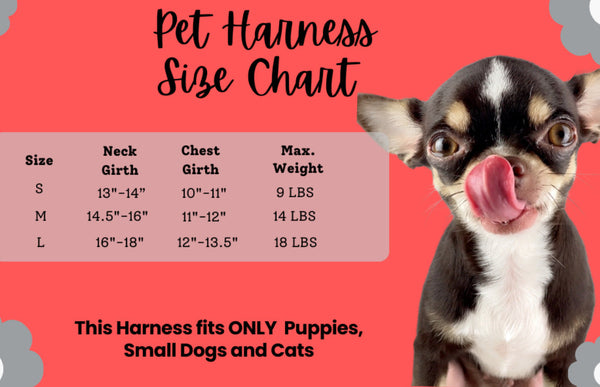 Pink Step-In Mesh Dog Vest Harness for small dogs and cats